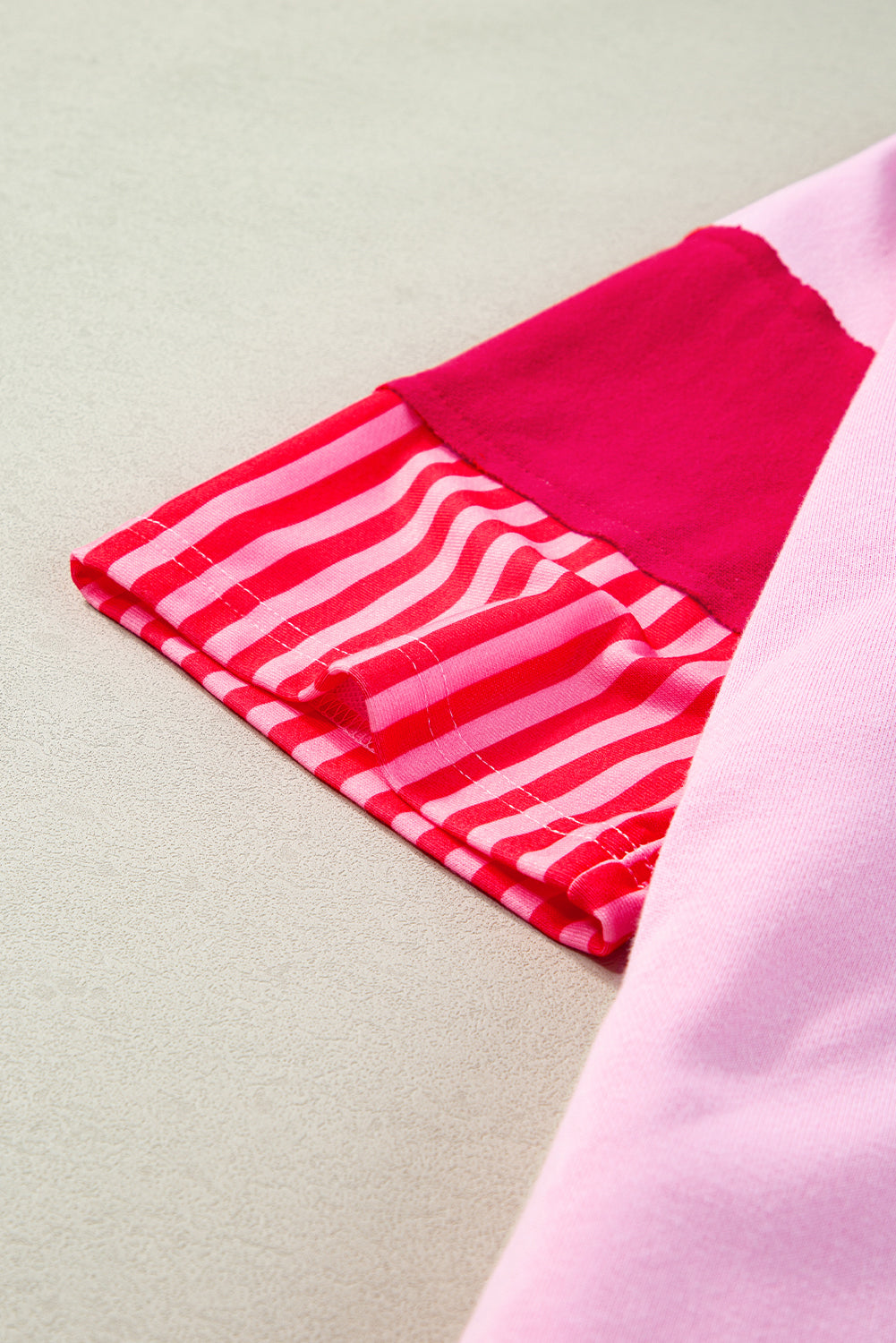 White Stripe Colorblock Sleeve Collared Mini Dress